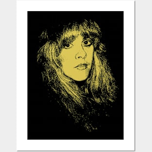 YELLOW stevie nicks 80s Posters and Art